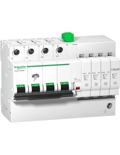SE Катоден отводител тип 2 Acti 9 iQuick PRD 40kA 350V 3P+N с индикация - A9L16294 - Цена | LEDs4economy