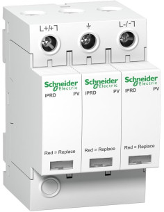 SE Катоден отводител PV Acti 9 iPRD-DC 40kA 1000V 2P с индикация - A9L40281 - Цена | LEDs4economy