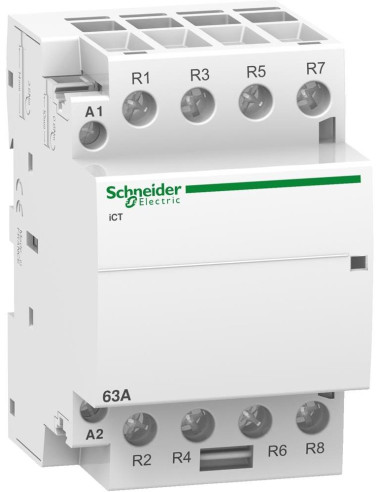 Модулен контактор Acti 9 iCT 63A 4NC 230…240Vac 3 мод. SE