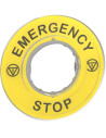 SE Основа с надпис EMERGENCY STOP Ф60мм XB4 - ZBY9320 - Цена | LEDs4economy