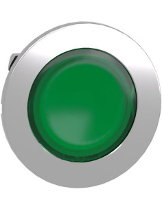 SE Глава за бутон зелен светещ, Ф33мм - ZB4FW333 - Цена | LEDs4economy