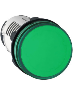 SE Сигнална лампа LED монолитна зелена 230...240Vac Ø22mm XB7 - XB7EV03MP - Цена | LEDs4economy