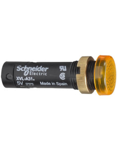 SE Сигнална лампа LED монолитна жълта 24Vdc Ø12mm XVL - XVLA335 - Цена | LEDs4economy