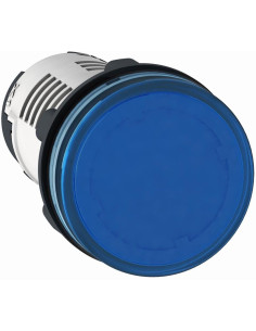 SE Сигнална лампа LED монолитна синя 230...240Vac Ø22mm XB7 - XB7EV06MP - Цена | LEDs4economy