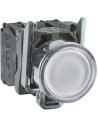 SE Бутон сглобен бял 1NO-1NC светещ 230...240Vac Ø22mm XB4 - XB4BW31M5 - Цена | LEDs4economy
