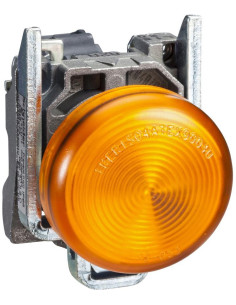 SE Сигнална лампа LED сглобена жълта 24Vac/dc Ø22mm ATEX XB4 - XB4BVB5EX - Цена | LEDs4economy