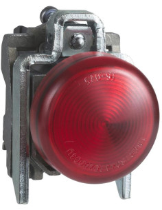 SE Сигнална лампа LED сглобена червена 230...240Vac Ø22mm ATEX XB4 - XB4BVM4EX - Цена | LEDs4economy