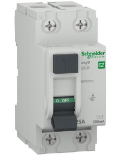 SE ДТЗ Easy 9 2P 25A 300mA тип AC 6kA 2 мод. - EZ9R62225 - Цена | LEDs4economy