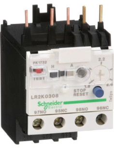 SE Термична защита TeSys K 1.8...2.6 1NO-1NC - LR2K0308 - Цена | LEDs4economy