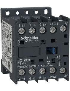 SE Контактор TeSys K 3P 4kW (9A AC-3) 1NC 24V 50/60Hz - LC1K0901B7 - Цена | LEDs4economy