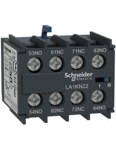 SE Блок помощни контакти TeSys K 2NO-2NC винтови клеми - LA1KN22 - Цена | LEDs4economy