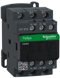SE Контактор TeSys D 3P 5.5kW (12A AC-3) 1NO-1NC 24V 50/60Hz - LC1D12B7 - Цена | LEDs4economy