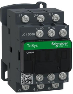 SE Контактор TeSys D 3P 4kW (9A AC-3) 1NO-1NC 380V 50/60Hz lugs - LC1D096Q7 - Цена | LEDs4economy