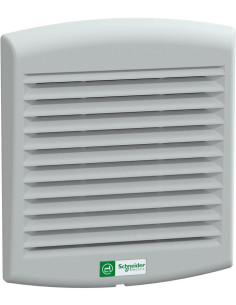 SE Вентилатор 85m3 / h 230V с отвор 125x125mm с жалузи и филтър G2 IP54 ClimaSys CV - NSYCVF85M230PF - Цена | LEDs4economy