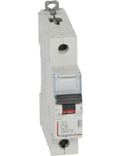 Legrand Автоматичен прекъсвач DX3 1P 6A крива С 6kA - 407666 - Цена | LEDs4economy