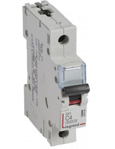 Legrand Автоматичен прекъсвач DX3 1P 4A крива С 6kA - 407665 - Цена | LEDs4economy