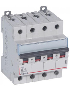 Legrand Автоматичен прекъсвач DX3 4P 10A крива B 6kA - 407622 - Цена | LEDs4economy