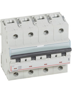 Legrand Автоматичен прекъсвач DX3 4P 80A крива C 10kA - 408703 - Цена | LEDs4economy