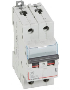 Legrand Автоматичен прекъсвач DX3 2P 1A крива С 6kA - 407792 - Цена | LEDs4economy