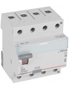 Legrand ДТЗ 4P 25A 100mА серия TX3 ID тип AC - 411717 - Цена | LEDs4economy