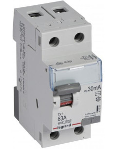 Legrand ДТЗ 2P 63A 30mА серия TX3 ID тип AC - 411511 - Цена | LEDs4economy