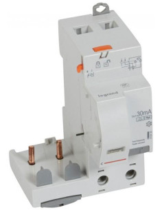 Legrand Допълнителен ДТЗ модул 2P 63A 30мА тип F DX3 - 410435 - Цена | LEDs4economy