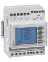 Legrand Мрежов анализатор за ИНДИРЕКТНО мерене на ел. енергия EMDX3, Modbus, 4 тарифи, за DIN монтаж 4 мод, MID - 412051 - Цена 