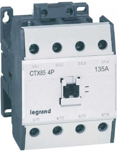 Контактор CTX3-85 4P 45kW (85A AC-3) 230V 50/60Hz Legrand