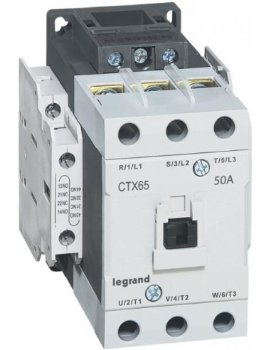 Контактор CTX3-65 3P 22kW (50A AC-3) 2NO-2NC 230V 50/60Hz Legrand