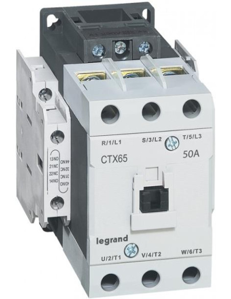 Контактор CTX3-65 3P 22kW (50A AC-3) 2NO-2NC 230V 50/60Hz Legrand