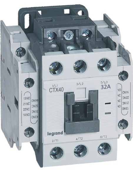 Контактор CTX3-40 3P 15kW (32A AC-3) 2NO-2NC 230V 50/60Hz Legrand