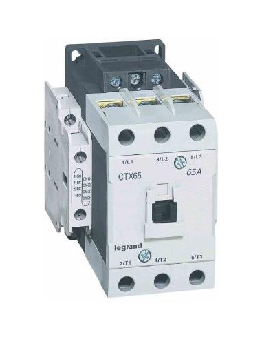 Контактор CTX3-65 3P 30kW (65A AC-3) 2NO-2NC 230V 50/60Hz Legrand