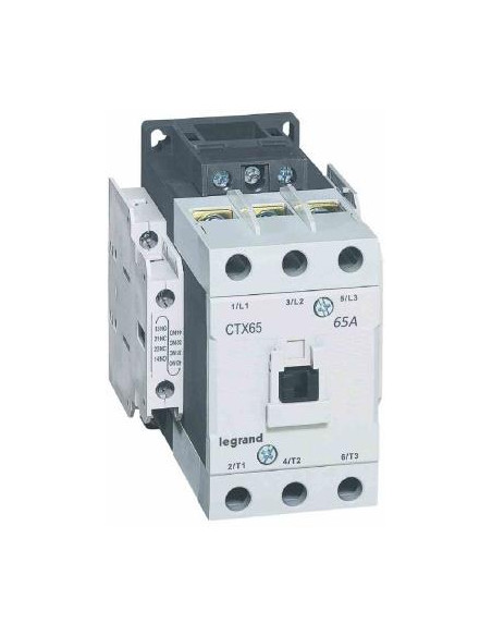 Контактор CTX3-65 3P 30kW (65A AC-3) 2NO-2NC 230V 50/60Hz Legrand