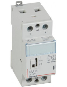 Legrand Модулен контактор с ръкохватка CX3, 63A 2NO 220V 2 модула БЕЗШУМЕН - 412560 - Цена | LEDs4economy