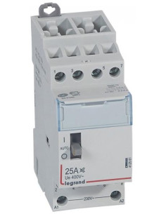 Legrand Модулен контактор с ръкохватка CX3, 25A 4NO 220V 2 модула БЕЗШУМЕН - 412561 - Цена | LEDs4economy