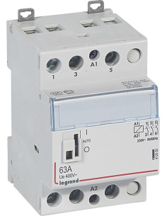 Legrand Модулен контактор с ръкохватка CX3, 63A 3NO 220V 3 модула - 412550 - Цена | LEDs4economy