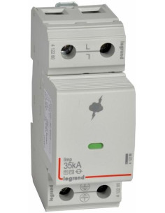 Legrand Катоден отводител тип 1+2 SPD 35kA 440V 1P с индикация - 412280 - Цена | LEDs4economy