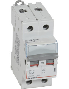 Legrand Товаров прекъсвач /шалтер/ DX3-IS 40A 2P 2 мод. - 406440 - Цена | LEDs4economy