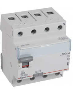 Legrand ДТЗ 4P 80A 100mА серия TX3 ID тип A - 411777 - Цена | LEDs4economy