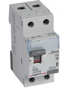 Legrand ДТЗ 2P 63A 30mА серия TX3 ID тип A - 411561 - Цена | LEDs4economy