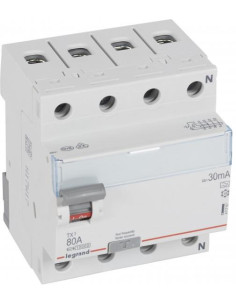 Legrand ДТЗ 4P 80A 30mА серия TX3 ID тип A - 411767 - Цена | LEDs4economy