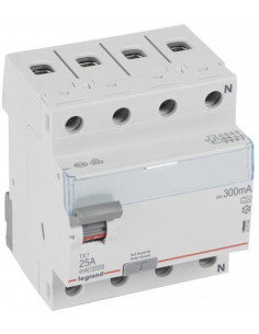 Legrand ДТЗ 4P 25A 300mА серия TX3 ID тип A - 411784 - Цена | LEDs4economy