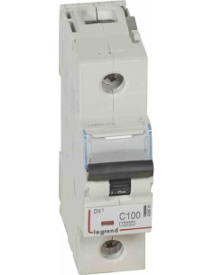 Legrand Автоматичен прекъсвач DX3 1P 100A крива С 16kA 1,5 мод. - 408600 - Цена | LEDs4economy