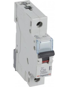 Legrand Автоматичен прекъсвач TX3 1P 20A крива С 10kA - 404172 - Цена | LEDs4economy
