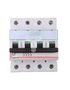 Legrand Автоматичен прекъсвач TX3 4P 20A крива D 6kA - 403773 - Цена | LEDs4economy