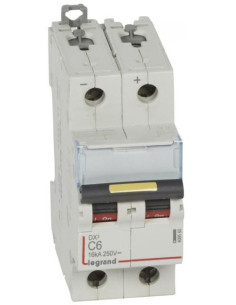 Legrand Автоматичен прекъсвач DX3-DC 2P 6A 500V - 409565 - Цена | LEDs4economy