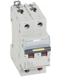 Legrand Автоматичен прекъсвач DX3-DC 2P 0.5A 500V - 409559 - Цена | LEDs4economy