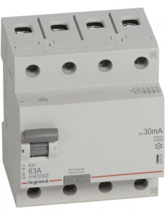 Legrand ДТЗ 4P 63А 30mА серия RX3 ID тип A - 402076 - Цена | LEDs4economy