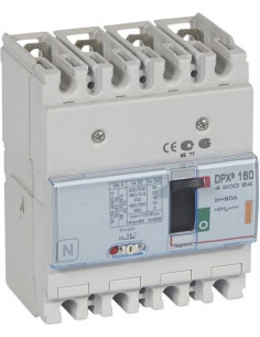 Legrand Автомат DPX3 160 TM 4P 80А 25кА регулируем (In x 0.8...1) - 420054 - Цена | LEDs4economy
