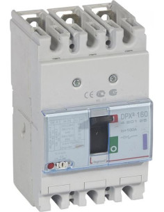 Legrand Автомат DPX3 160 TM 3P 100A 50кA регулируем (In x 0.8...1) - 420125 - Цена | LEDs4economy
